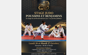 STAGE DE LA TOUSSAINT POUSSIN-BENJAMIN