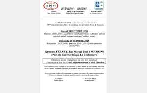 19ème rencontre interclubs ; Challenge de la Cité du Vase de Soissons Poussin(e)s/Benjamin(e)s/Mini-poussin(e)s